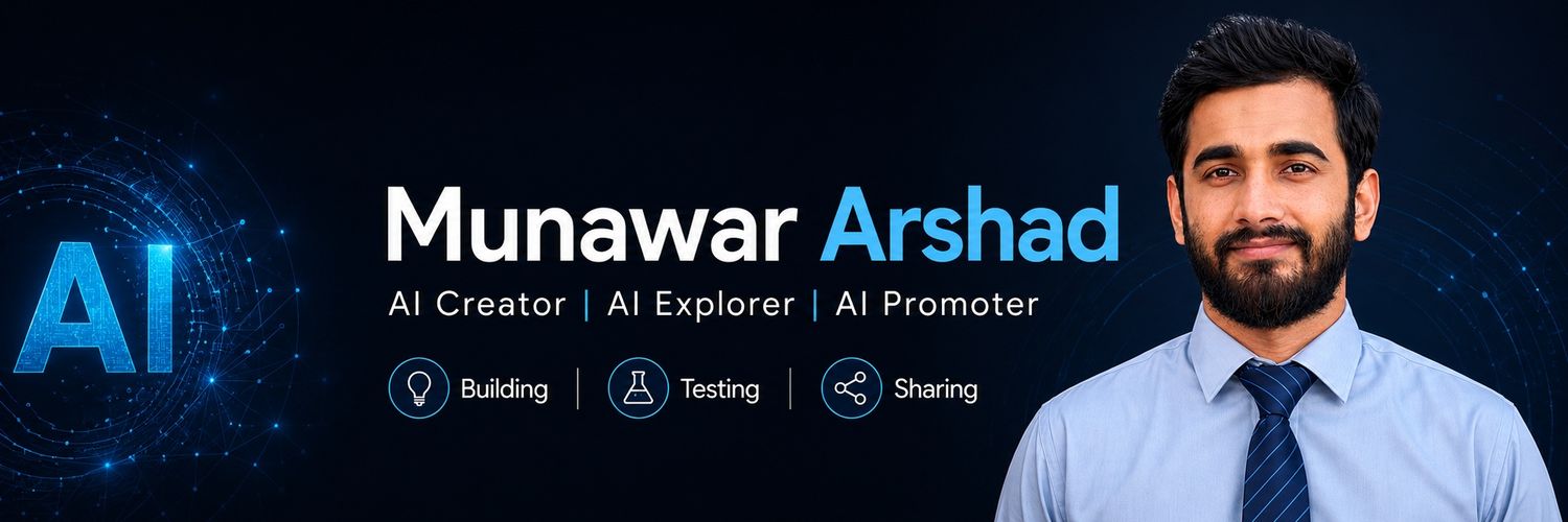 Munawar Arshad's banner