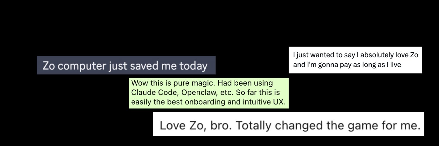 Zo Computer's banner
