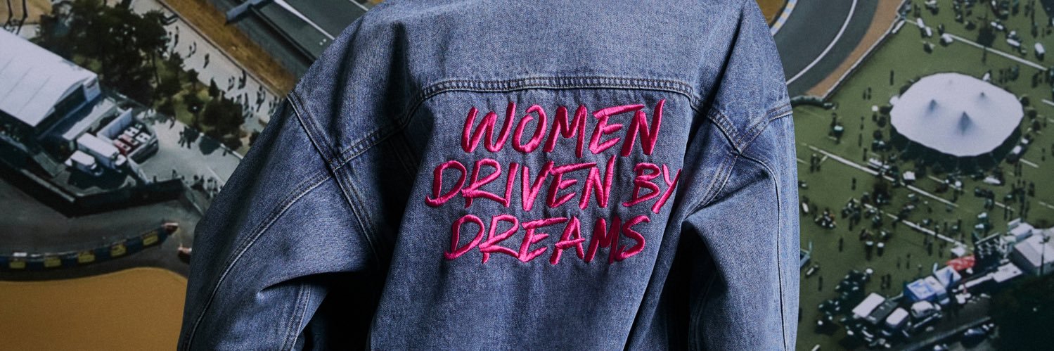 Iron Dames's banner
