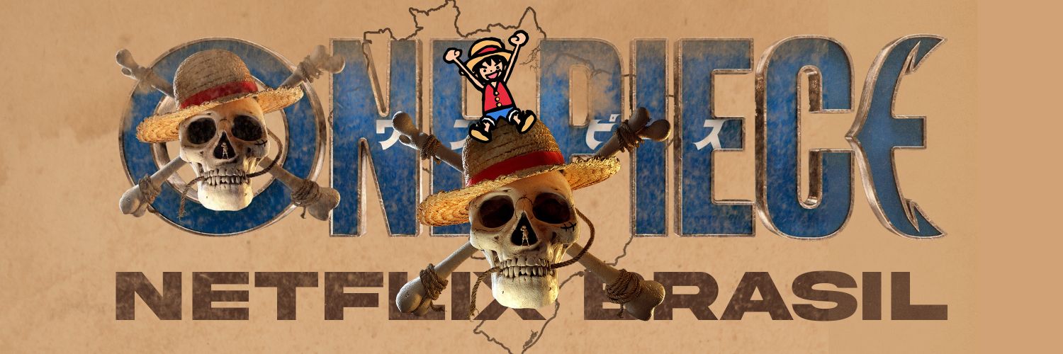 One Piece Netflix Brasil's banner