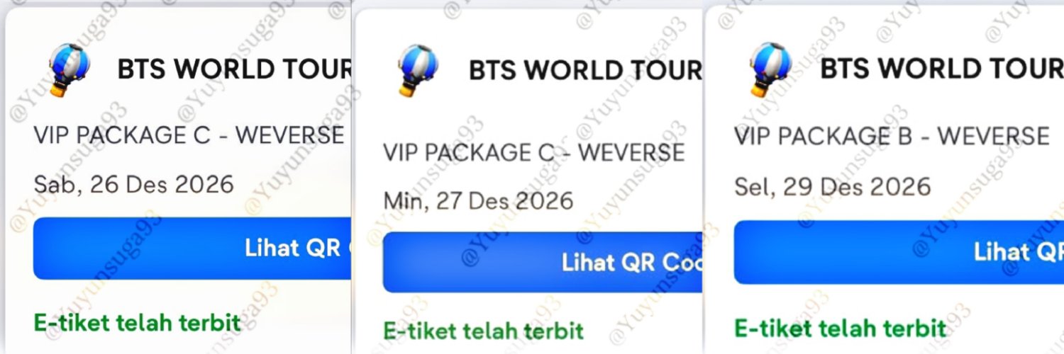 Yuyunsuga93 SEEING BTS IN JAKARTA ⊙⊝⊜⁷'s banner