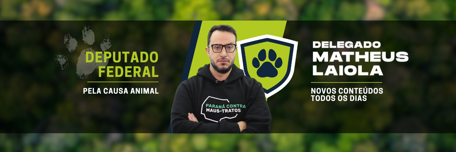 Delegado Matheus Laiola's banner