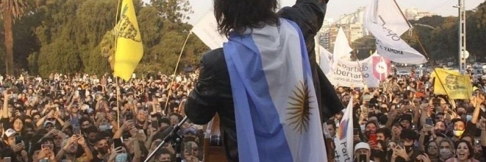 Javier Milei Presidente's banner