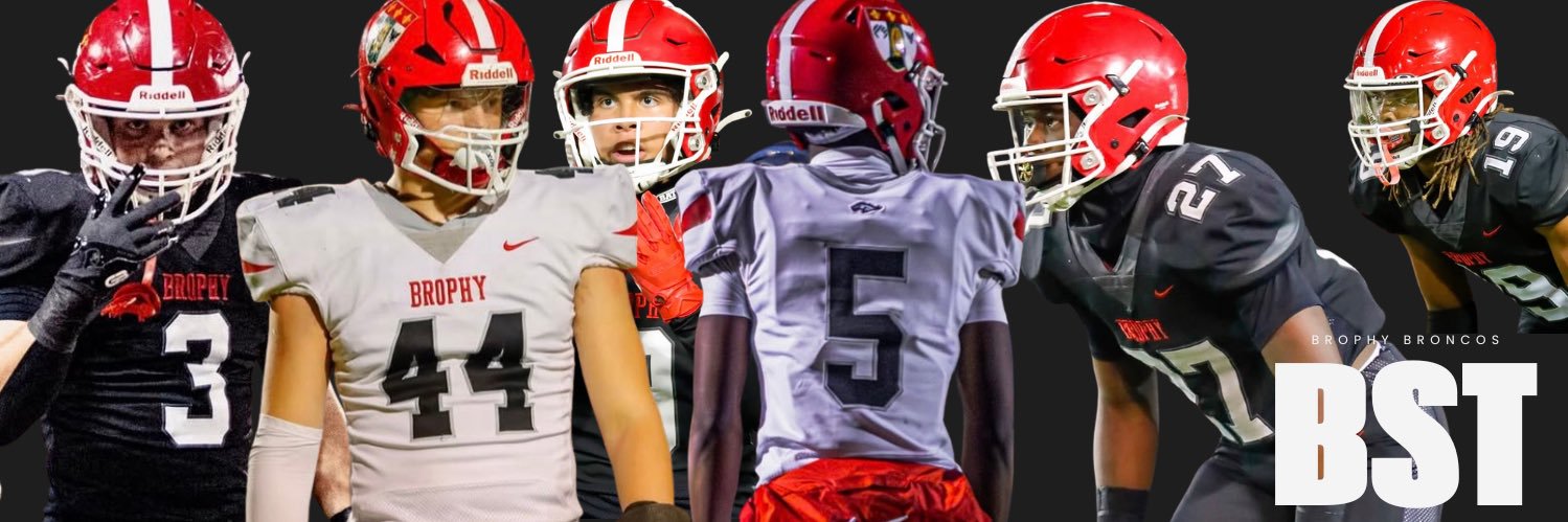 Brophy Football's banner