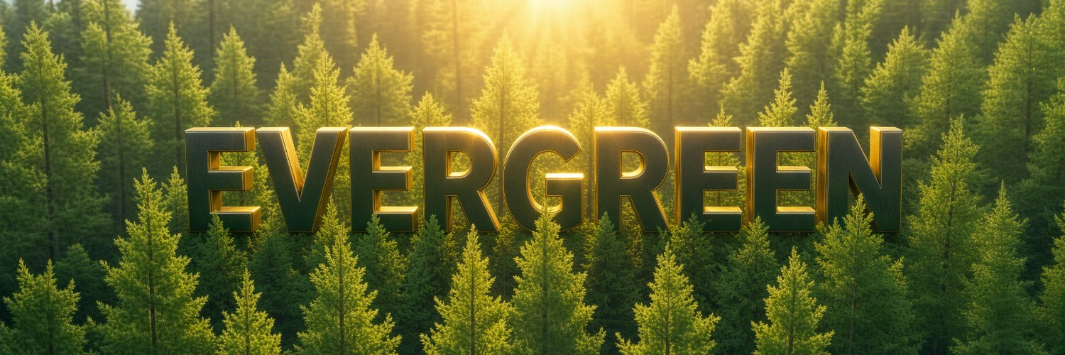 Evergreen's banner