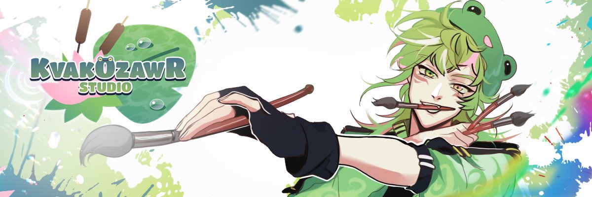 Kvakozawr Vtuber Studio / Com's Open! 🐸's banner