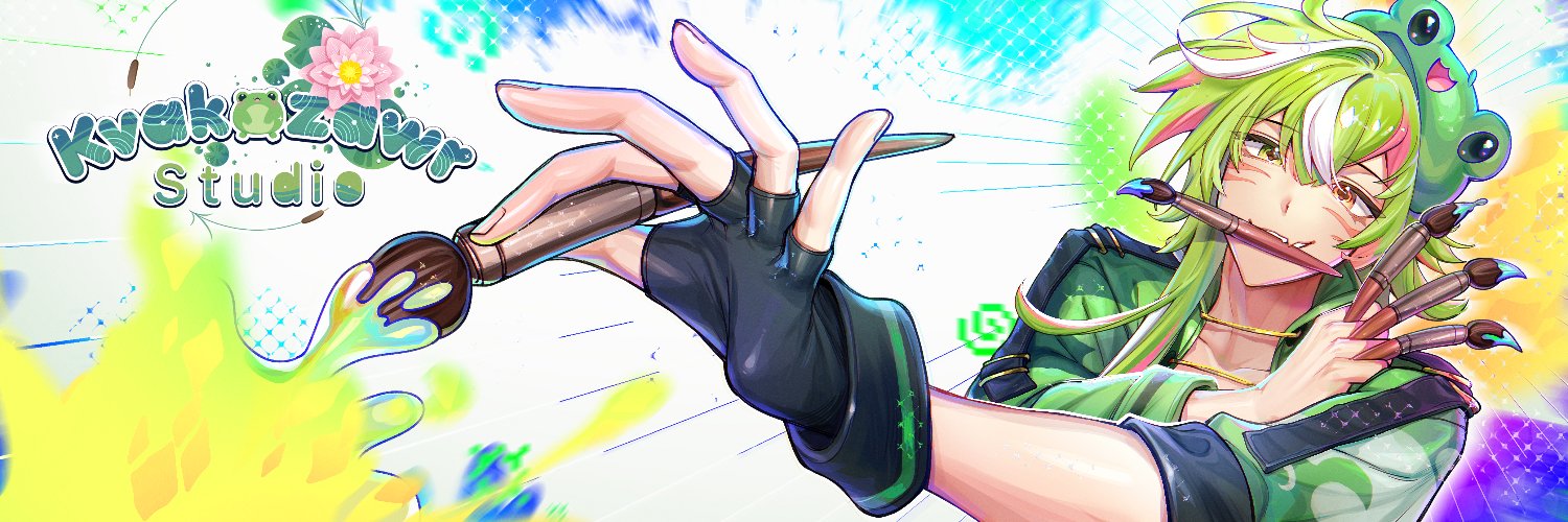 Kvakozawr Vtuber Studio / Com's Open! 🐸's banner