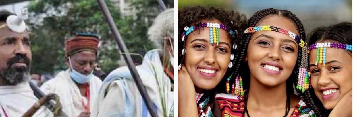 Oromia Action Group's banner