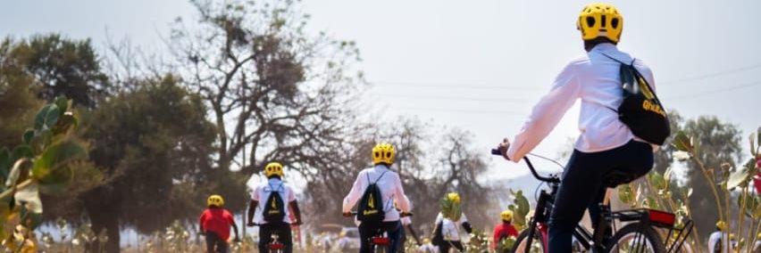 Qhubeka Charity's banner