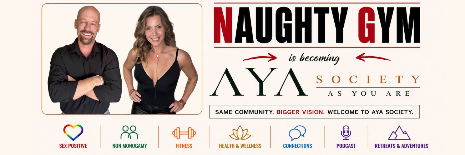 Naughty Gym becoming AYA Society's banner