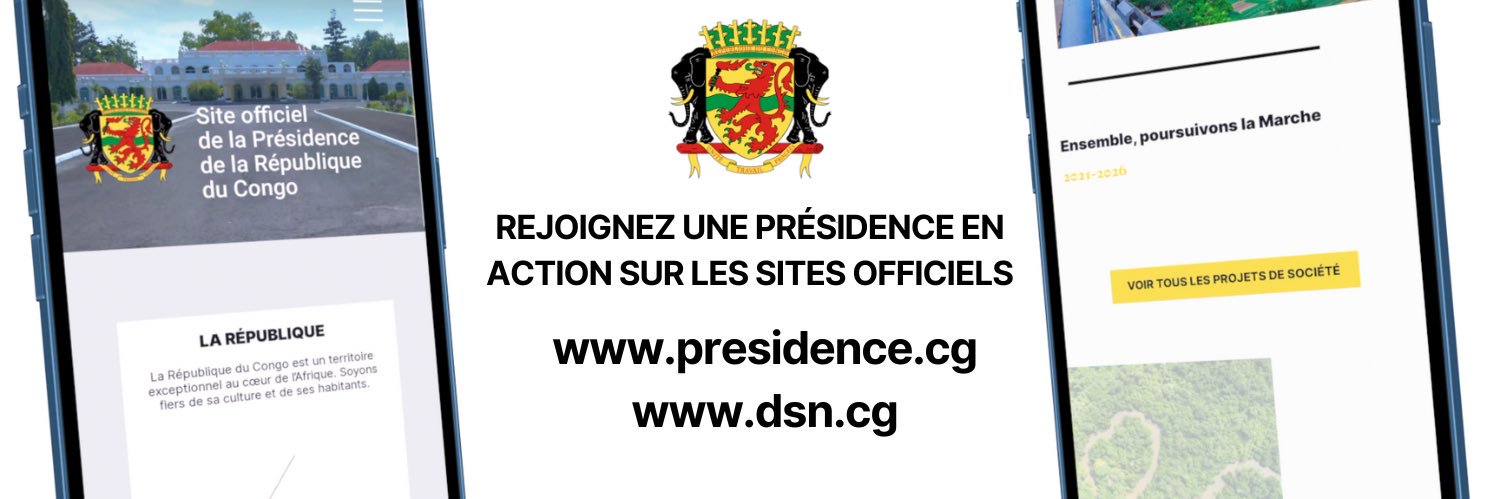 Présidence de la République du Congo - Officiel's banner