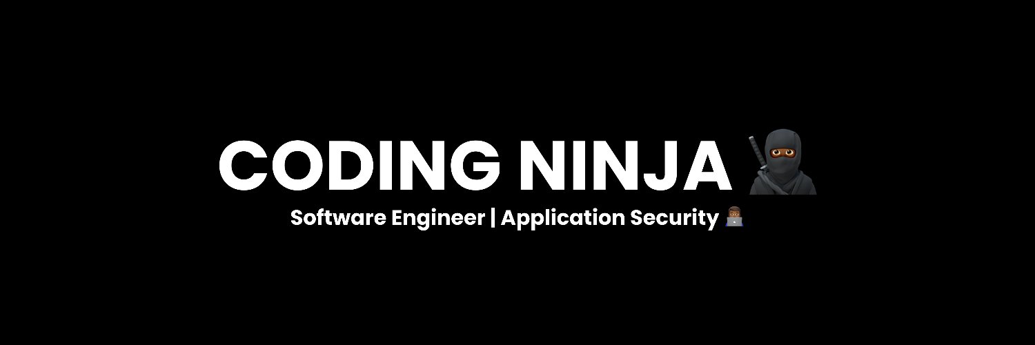 Coding Ninja 🥷🏾 | Software Engineer's banner