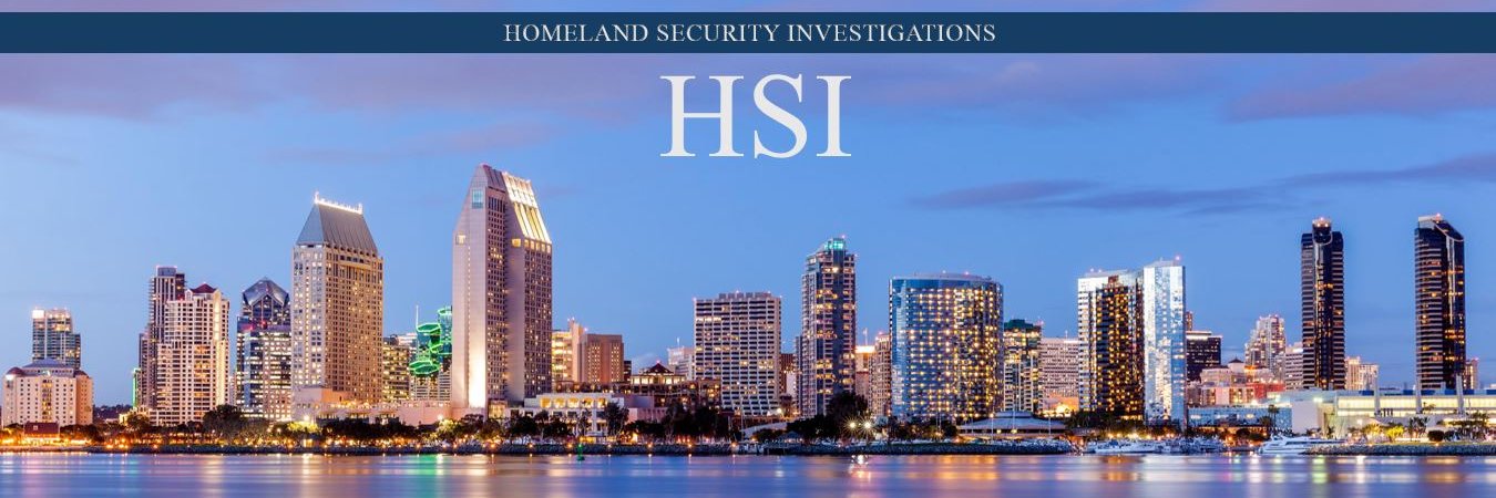 HSI San Diego's banner