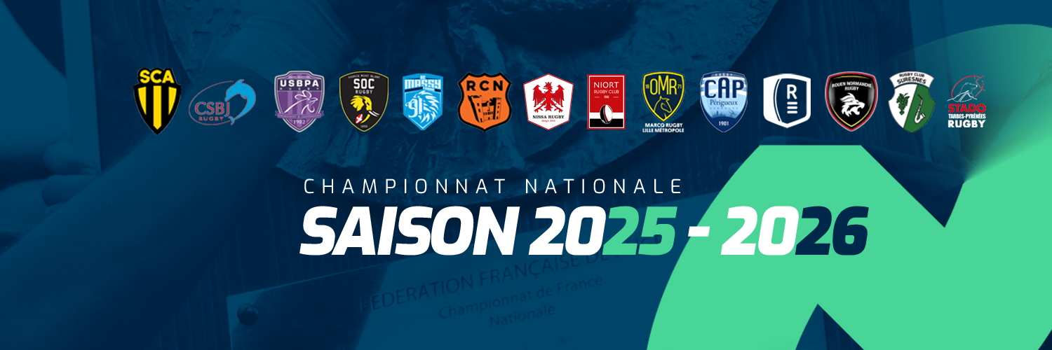 Nationale Rugby's banner