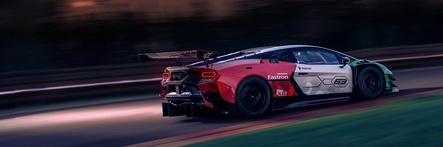 Lamborghini Squadra Corse's banner