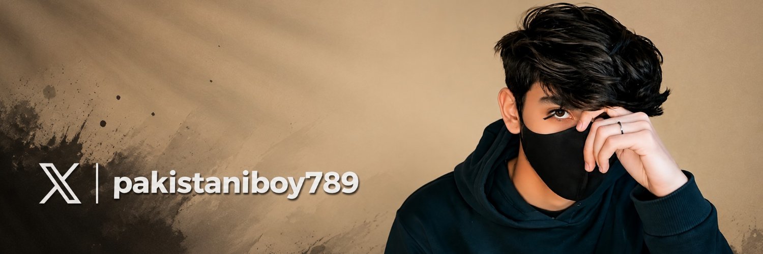 Pakistani Boy's banner