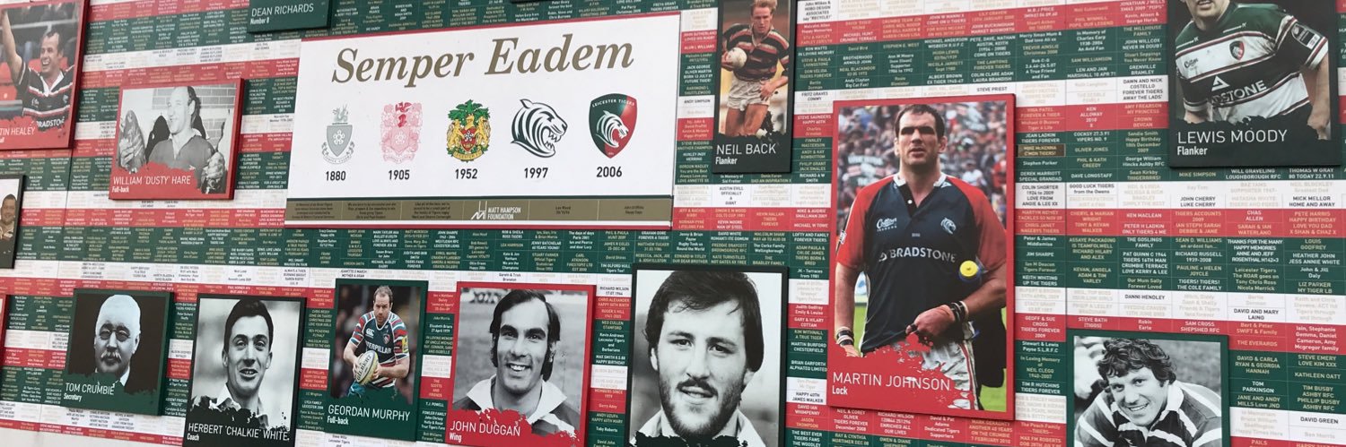 Leicester Tigers History is on Bluesky + Instagram's banner