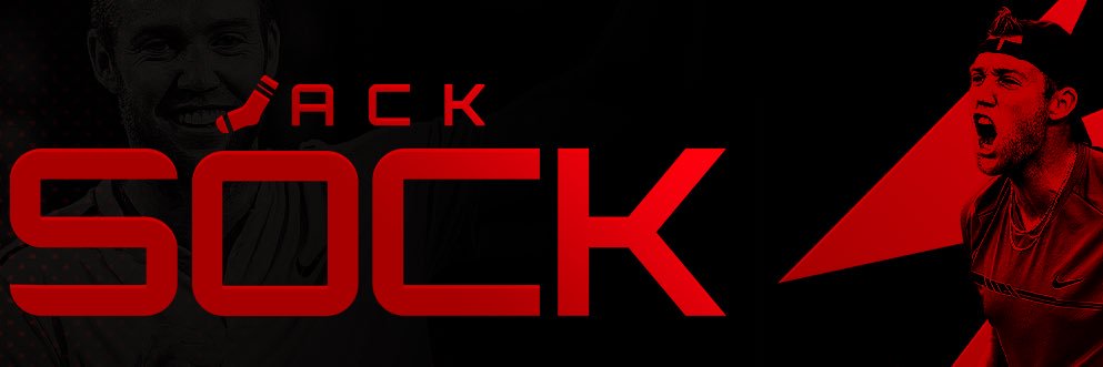 Jack Sock's banner