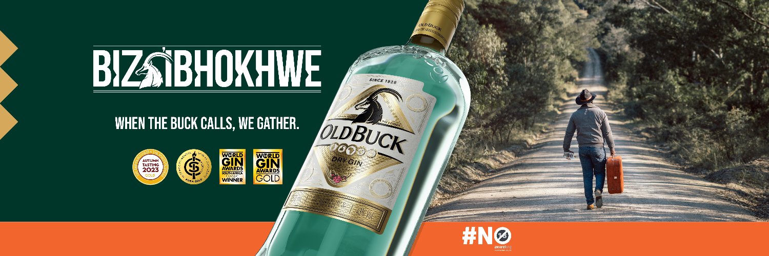 Old Buck Dry Gin's banner