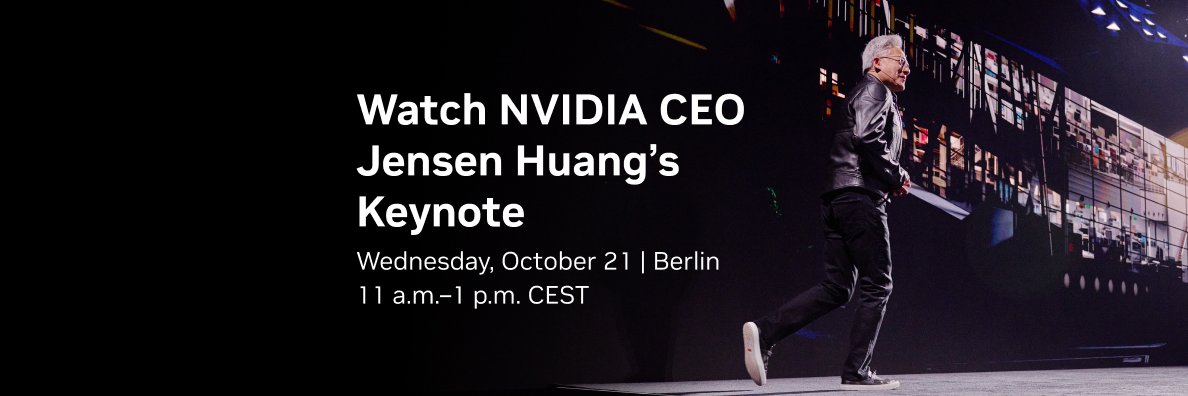NVIDIA GTC's banner