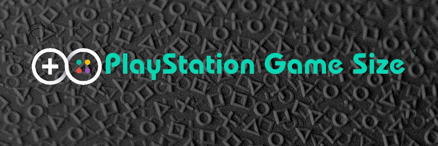 PlayStation Game Size's banner
