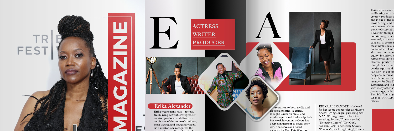 Erika Alexander's banner