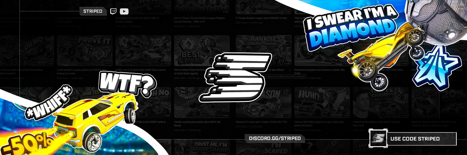 Striped's banner
