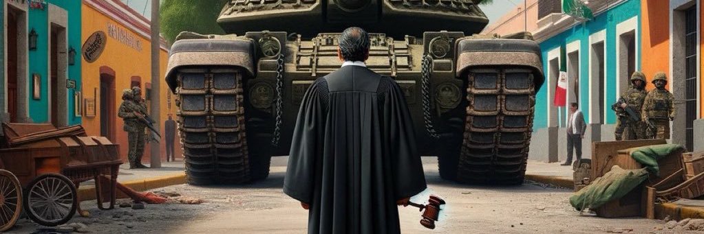 Mexico merece Justicia Independiente's banner