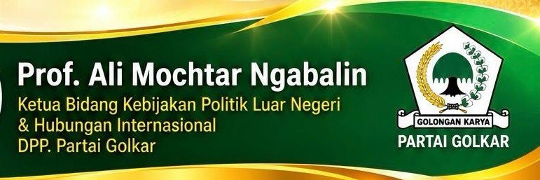 Ali Mocthar Ngabalin's banner