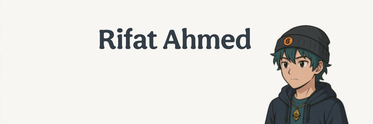 Rifat Ahmed's banner