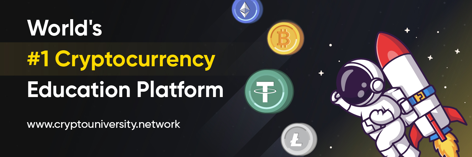 Crypto University's banner