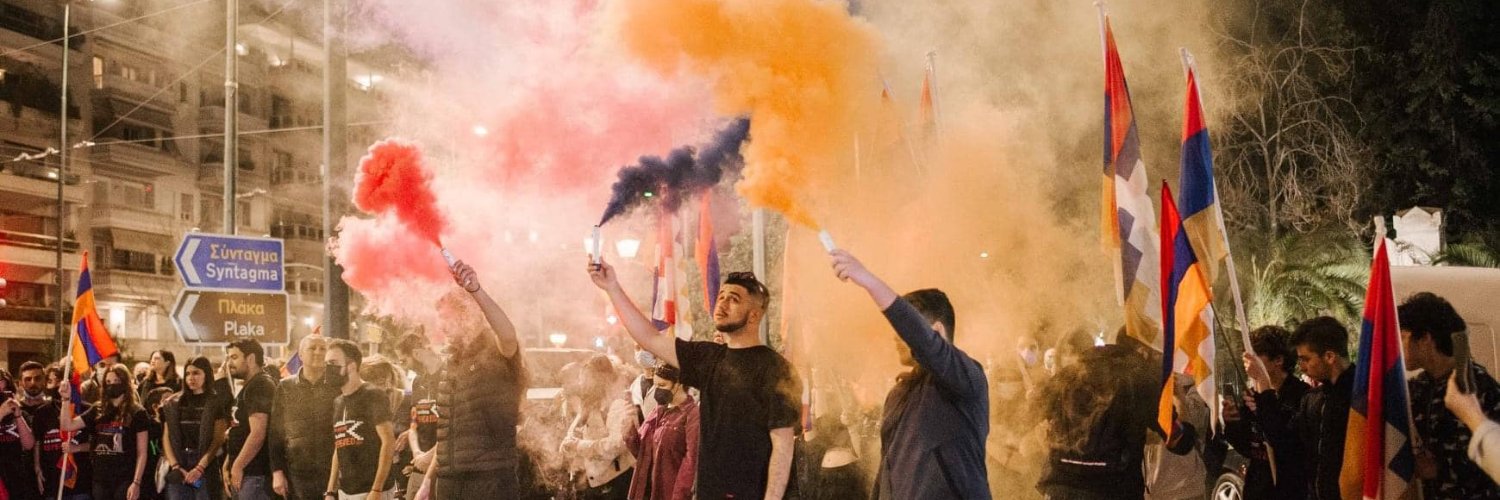 Armenian National Committee of Greece's banner