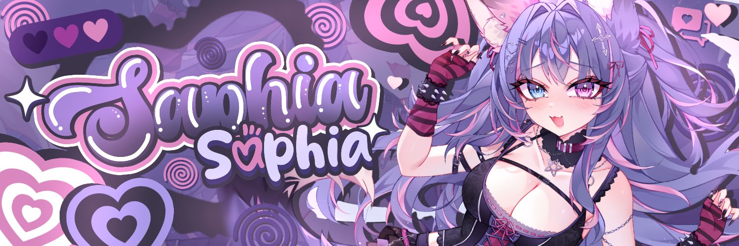 Saphia 🧷 Fox Pup Vtuber 🖤's banner