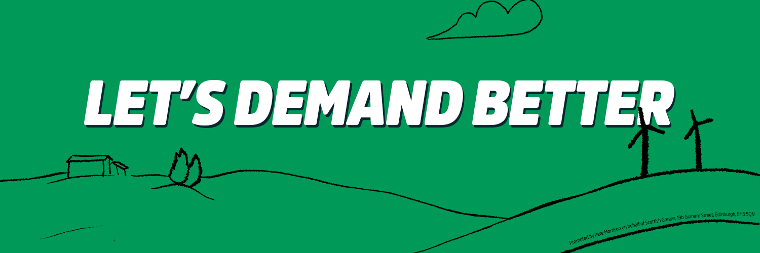 Scottish Greens's banner