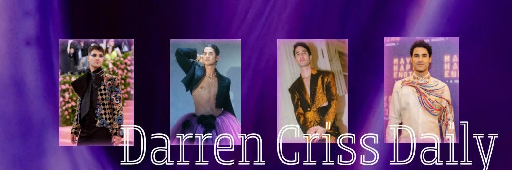 darren criss daily's banner