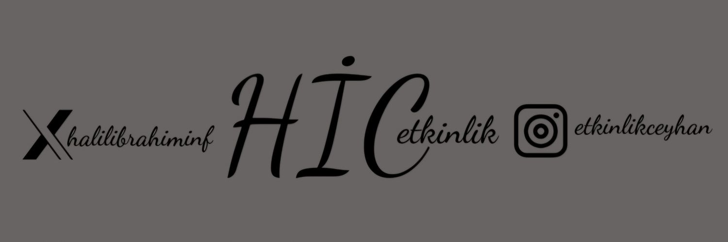 Halil İbrahim Ceyhan Etkinlik's banner