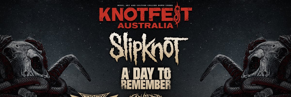 Knotfest Australia's banner