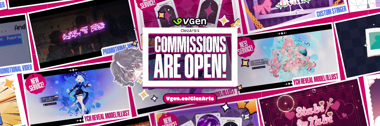 Clez | VGen Artist Commissions!'s banner