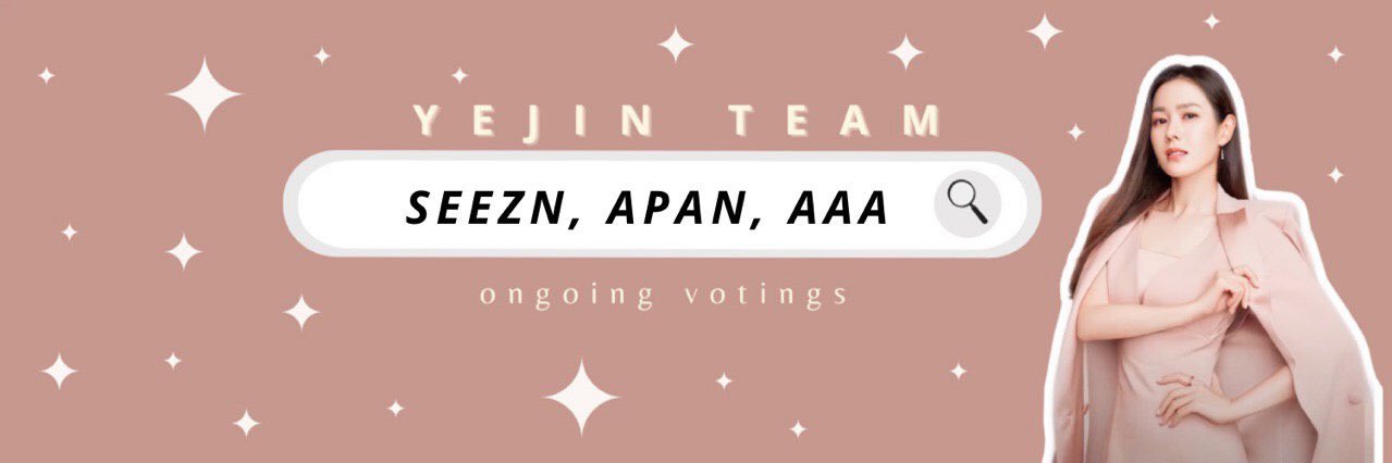 SON YEJIN Voting Team's banner