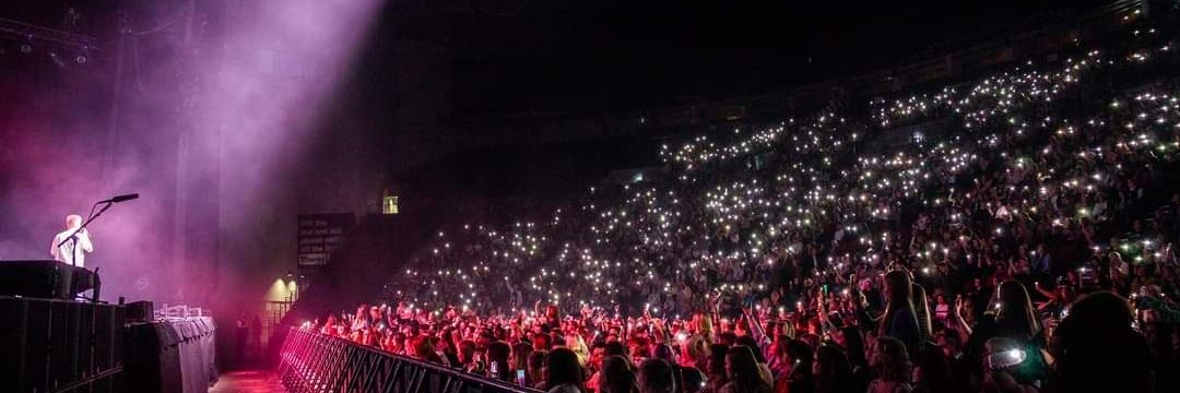 first direct bank arena's banner