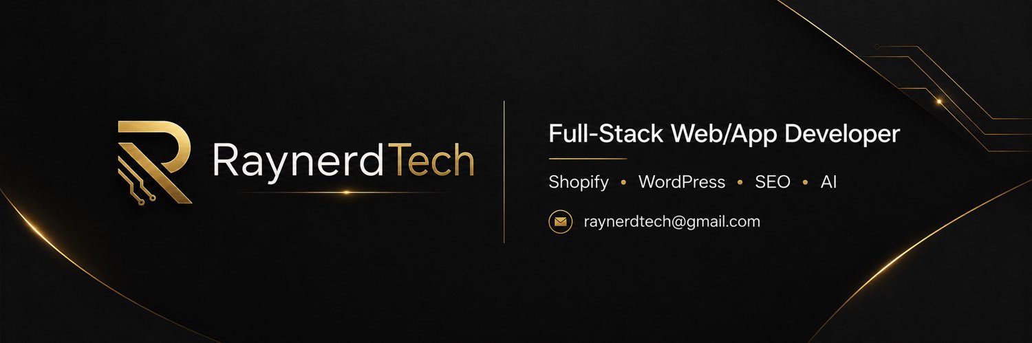 Ray 👨🏽‍💻 website & app developer's banner