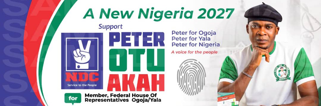 Peter Akah's banner