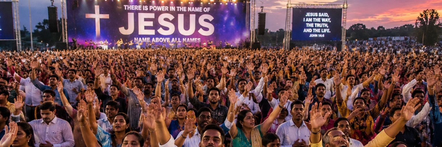 Indian Christian Community's banner