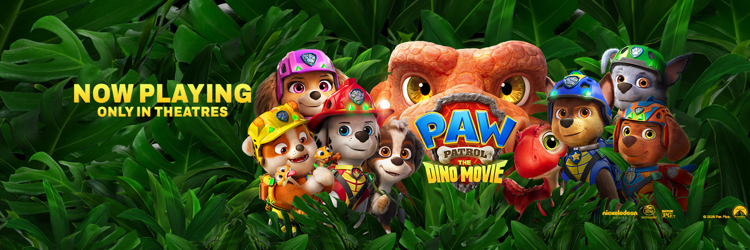PAW Patrol: The Dino Movie's banner