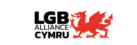 LGB Alliance Cymru's banner