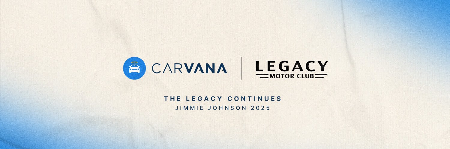 Carvana Racing's banner