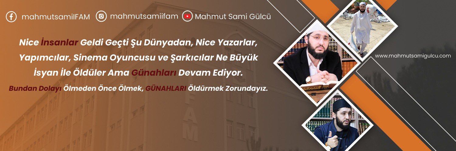 Mahmut Sami GÜLCÜ's banner