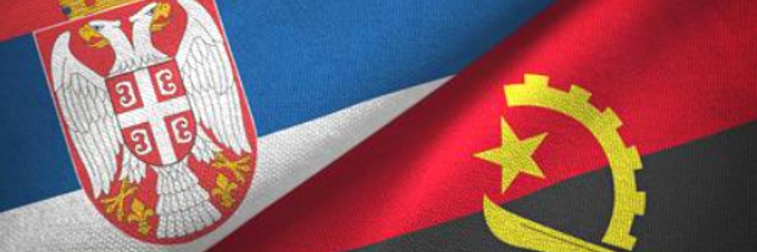 Serbia in Angola's banner