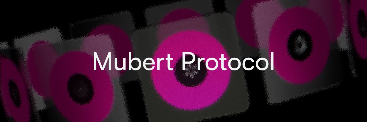 Mubert's banner