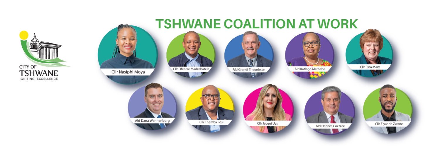 Tshwane Coalition's banner